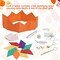 Thanksgiving Party Table Favor No Snap No Popping (12 Pack) with Party Hat, Joke & Gift Inside, Designed with Autumn Leaves, Pumpkin, Lettering for Fall Holiday, Thanksgiving Holiday Traditions